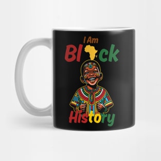 I Am Black History Kids Boys Men Black History Month Mug